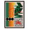 Japanese Okinawa Snake Bauhaus Canvas Wall Art 16