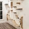 Modern Cat Wall Climbing Shelf And Activity Set 4