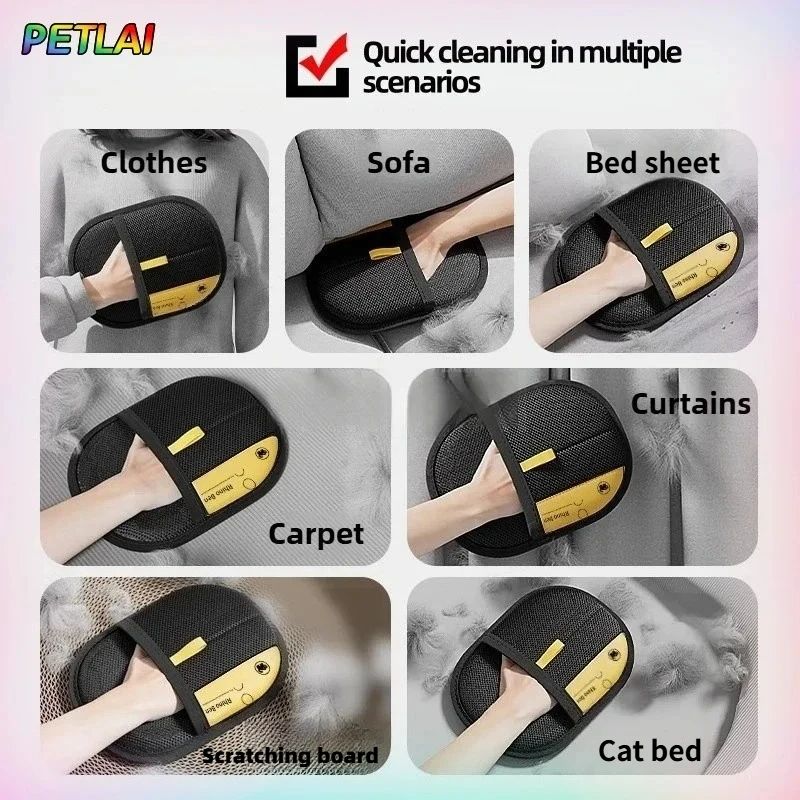 Reusable Electrostatic Pet Hair Removal Glove 3