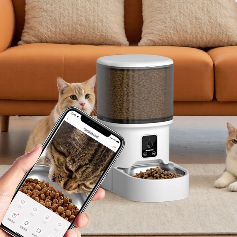 Smart WiFi Video Automatic Pet Feeder Set 2