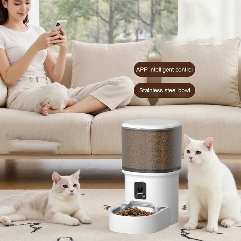 Smart WiFi Video Automatic Pet Feeder Set 3