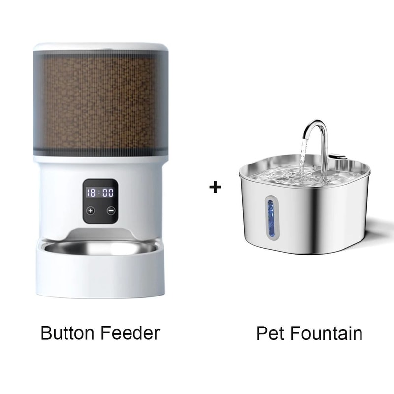 Smart WiFi Video Automatic Pet Feeder Set 8