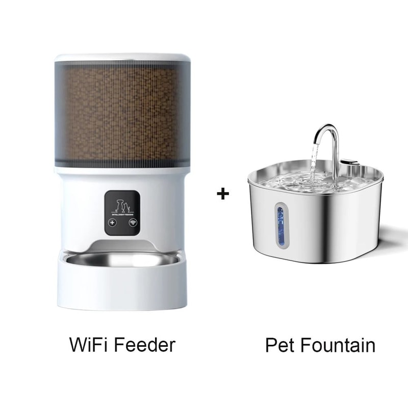 Smart WiFi Video Automatic Pet Feeder Set 9