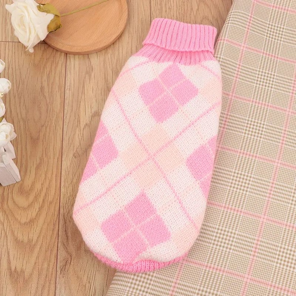 Winter Knit Sweater Vest For Cats 9