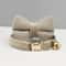 Personalized Luxury Velvet Cat Collar With Bow Tie 15