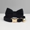 Personalized Luxury Velvet Cat Collar With Bow Tie 17