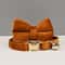 Personalized Luxury Velvet Cat Collar With Bow Tie 18