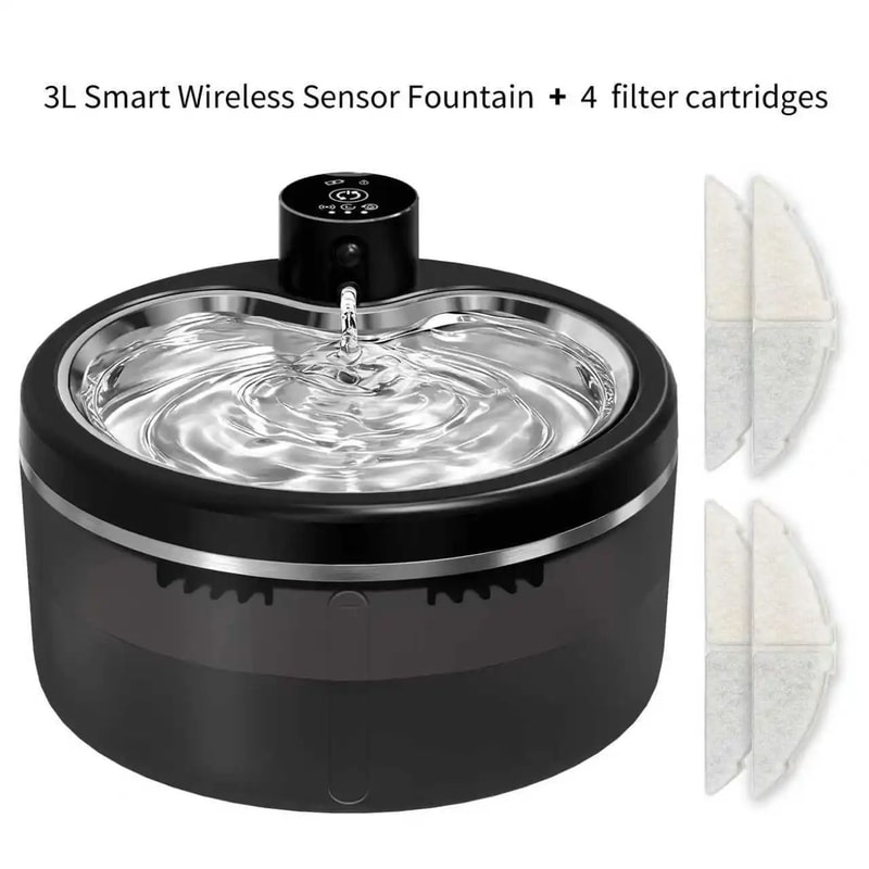 Wireless Smart Cat Water Fountain 3L 7