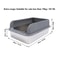 Large Stainless Steel Cat Litter Box With Lid 7