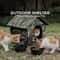 Outdoor Waterproof Cat House Warm Winter Pet Shelter 0