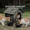 Outdoor Waterproof Cat House Warm Winter Pet Shelter 0
