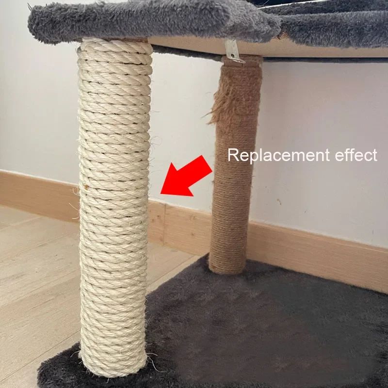 Natural Sisal Rope For Cat Scratching Posts And Cat Trees 4