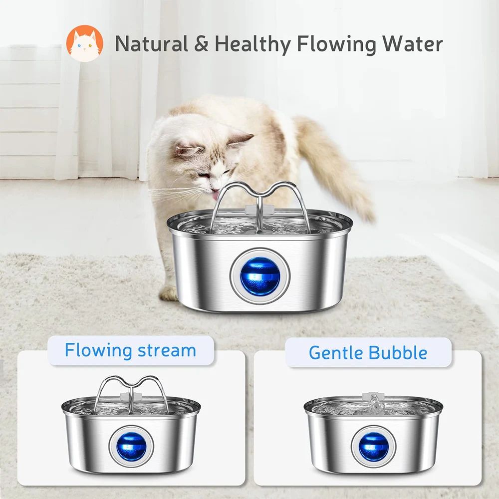 32L Stainless Steel Automatic Pet Water Fountain 2