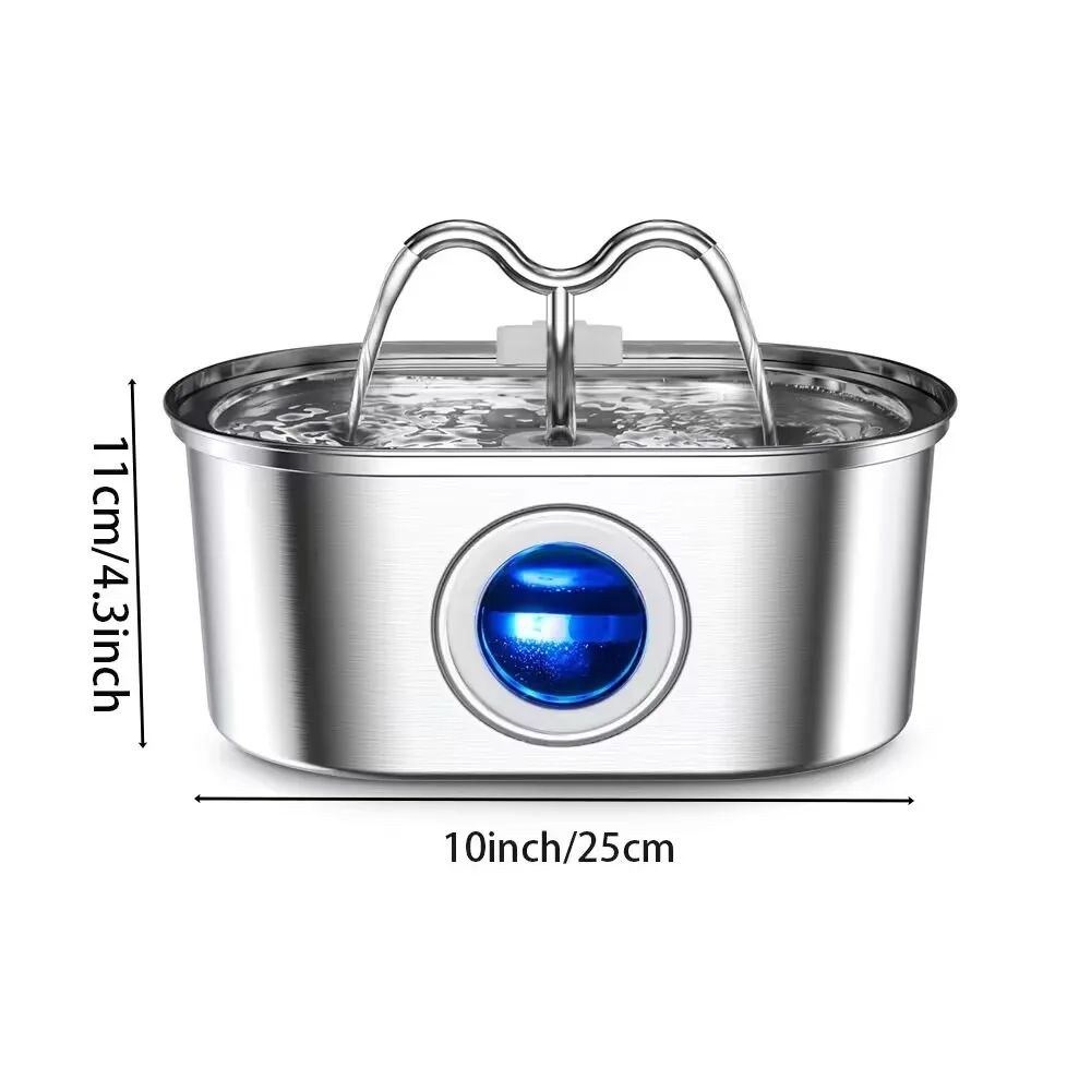 32L Stainless Steel Automatic Pet Water Fountain 5
