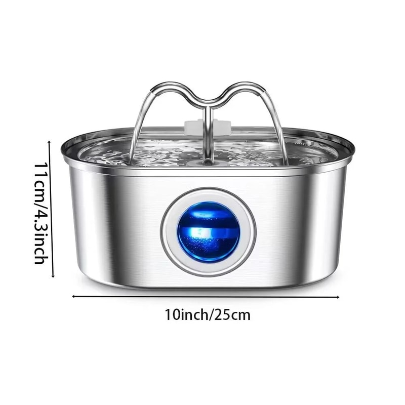 32L Stainless Steel Automatic Pet Water Fountain 5