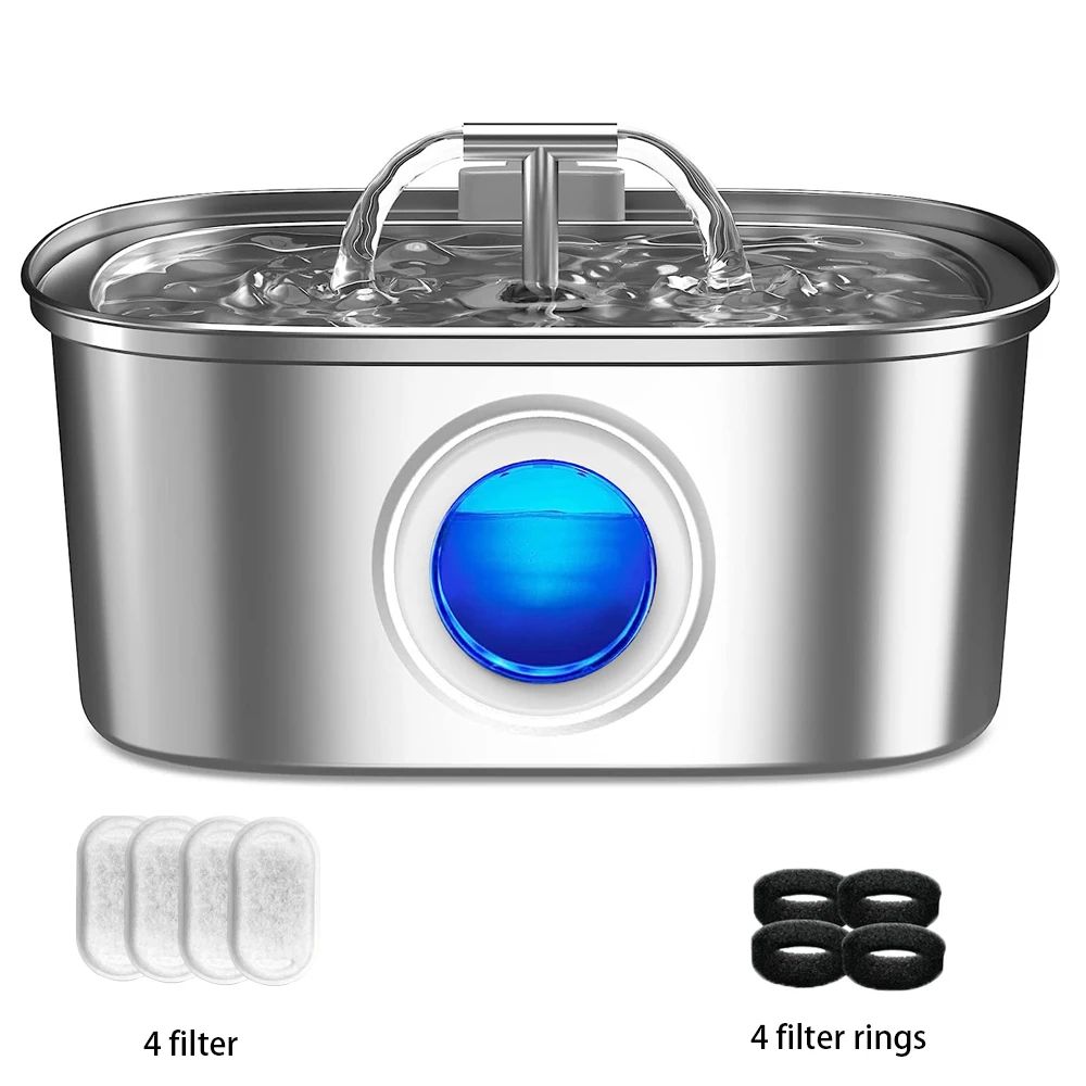 32L Stainless Steel Automatic Pet Water Fountain 12