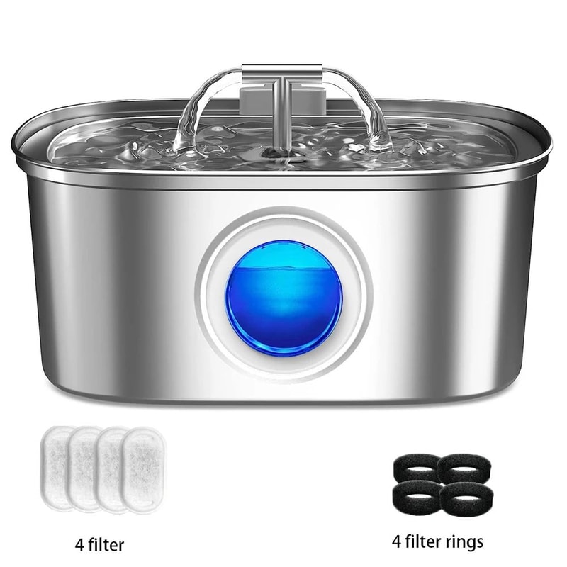 32L Stainless Steel Automatic Pet Water Fountain 12