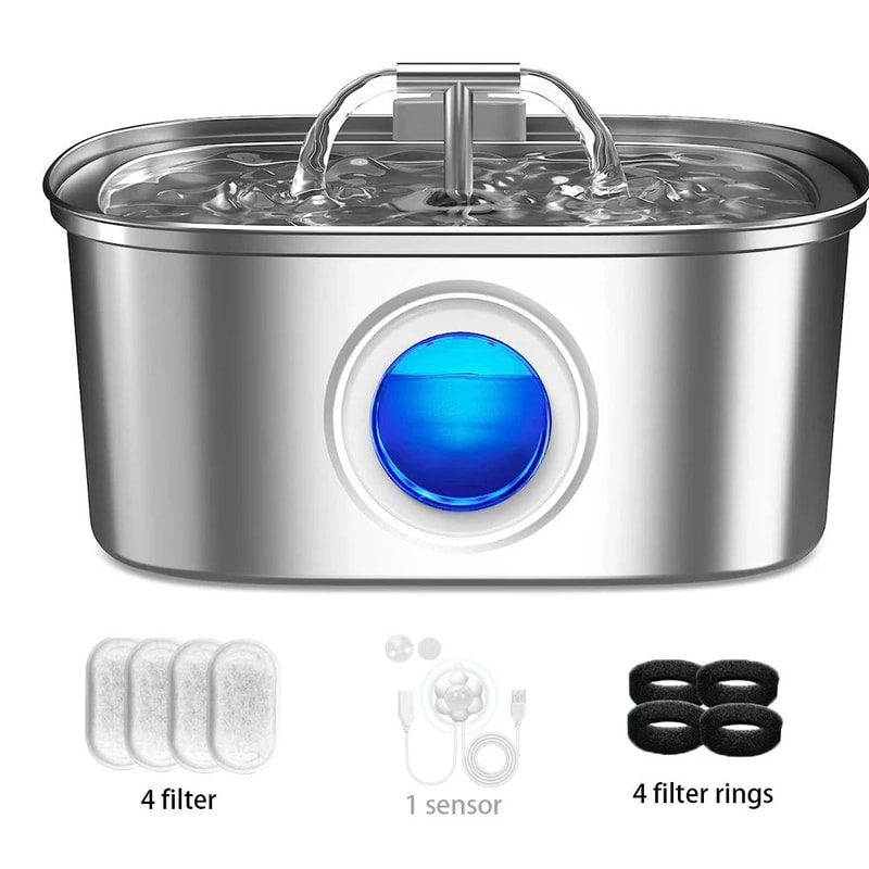 32L Stainless Steel Automatic Pet Water Fountain 13