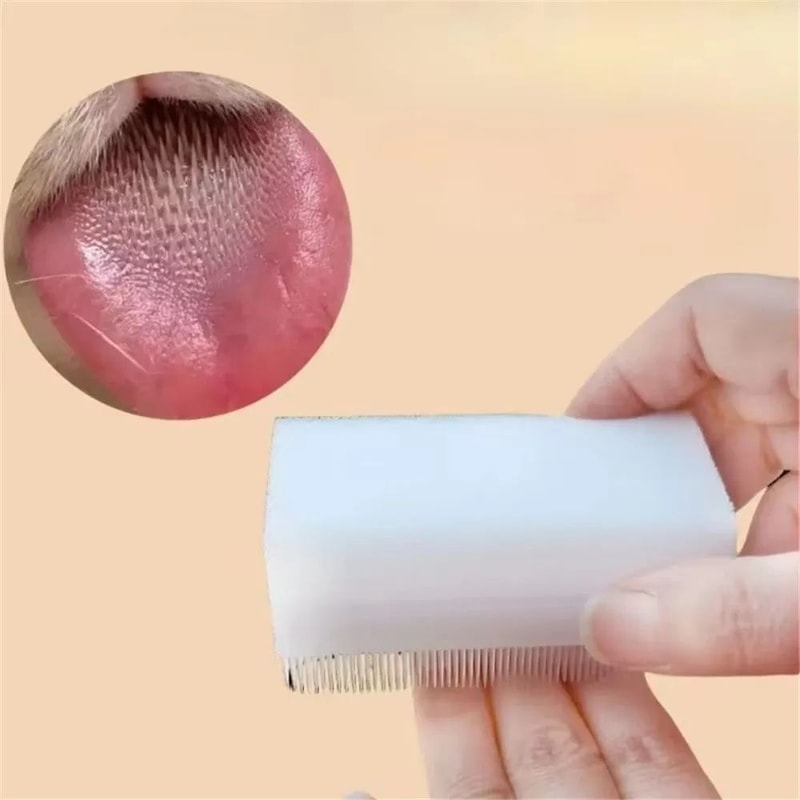 Pet Grooming Tongue Massage Brush For Cats And Dogs 2