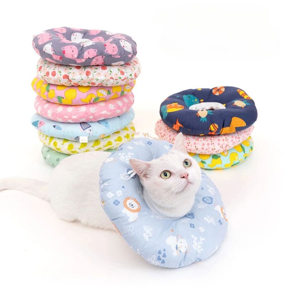 Soft Donut Recovery Collar For Cats And Small Dogs 0