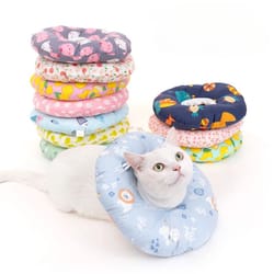 soft donut recovery collar for cats and small dogs