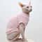 Breathable Summer Striped Shirt For Sphynx Cats 3