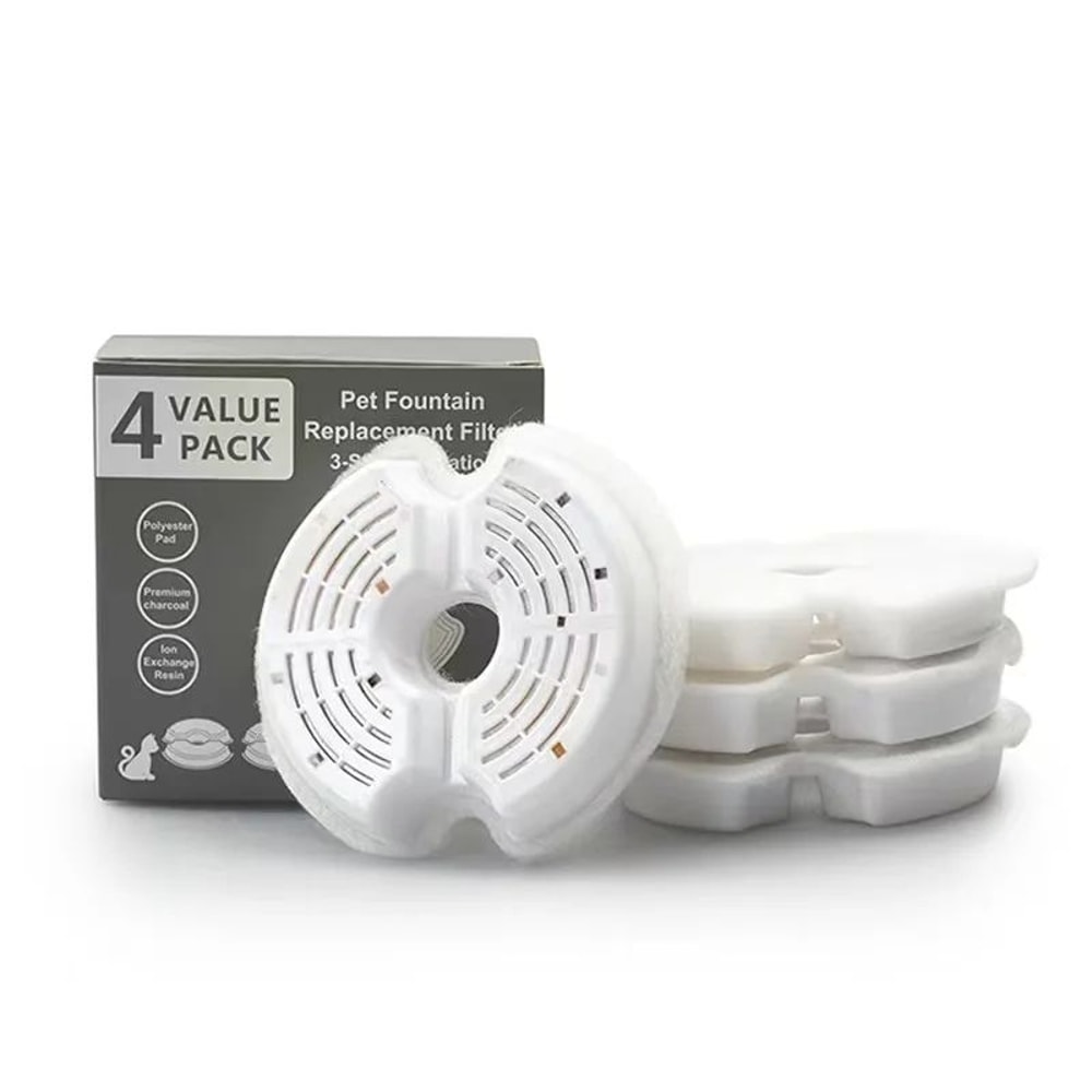 Replacement Carbon Filters For Stainless Steel Cat Water Fountain 6