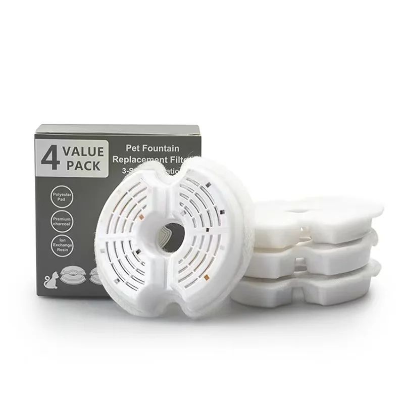 Replacement Carbon Filters For Stainless Steel Cat Water Fountain 6