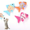 Colorful Fish Catnip Kicker Toy With Crinkle Paper 1