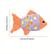 Colorful Fish Catnip Kicker Toy With Crinkle Paper 5