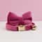 Personalized Velvet Cat Collar With Bow Tie And Bell 12