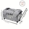 Extra Large Foldable Pet Travel Carrier With Trolley 3