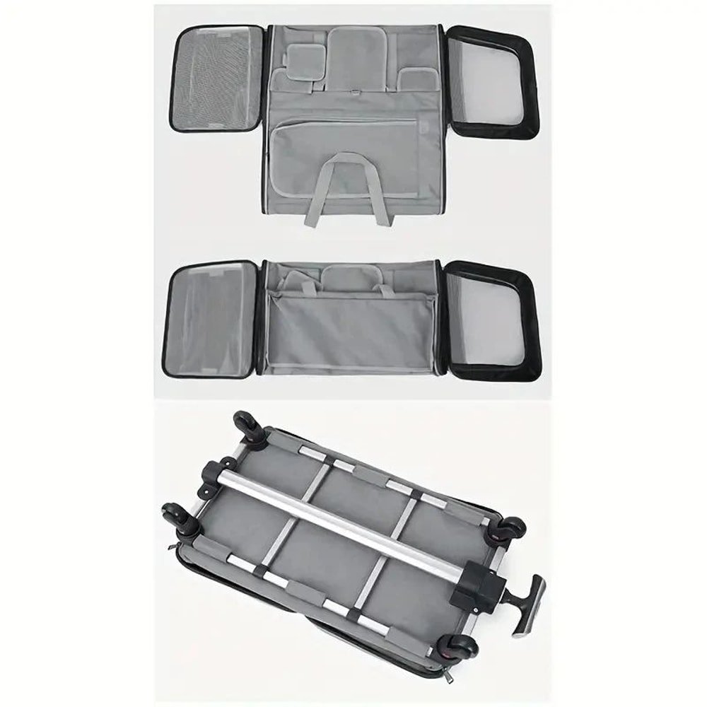 Extra Large Foldable Pet Travel Carrier With Trolley 4