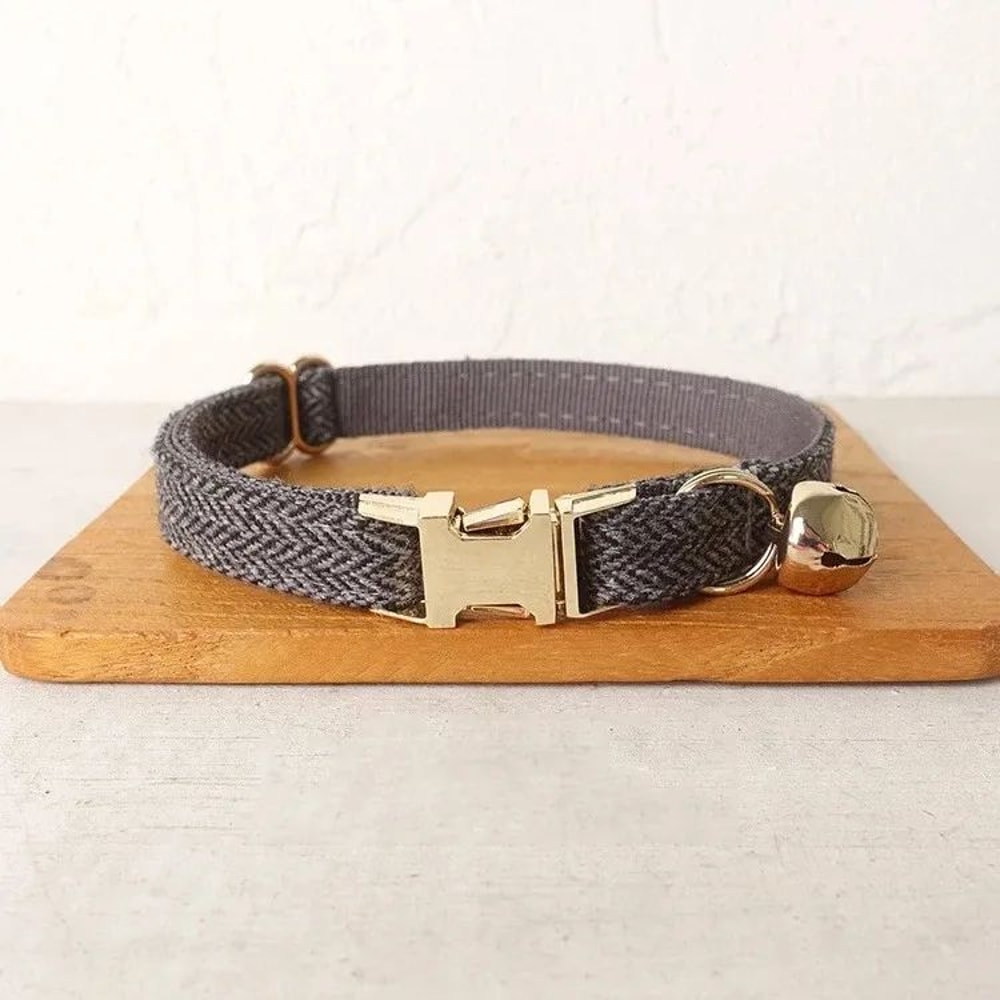 Personalized Pet Collar With Bow Tie And Engraved Name Tag 9