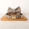 Personalized Pet Collar With Bow Tie And Engraved Name Tag 10