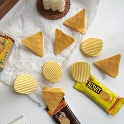 chip shaped food bag clips set of 4