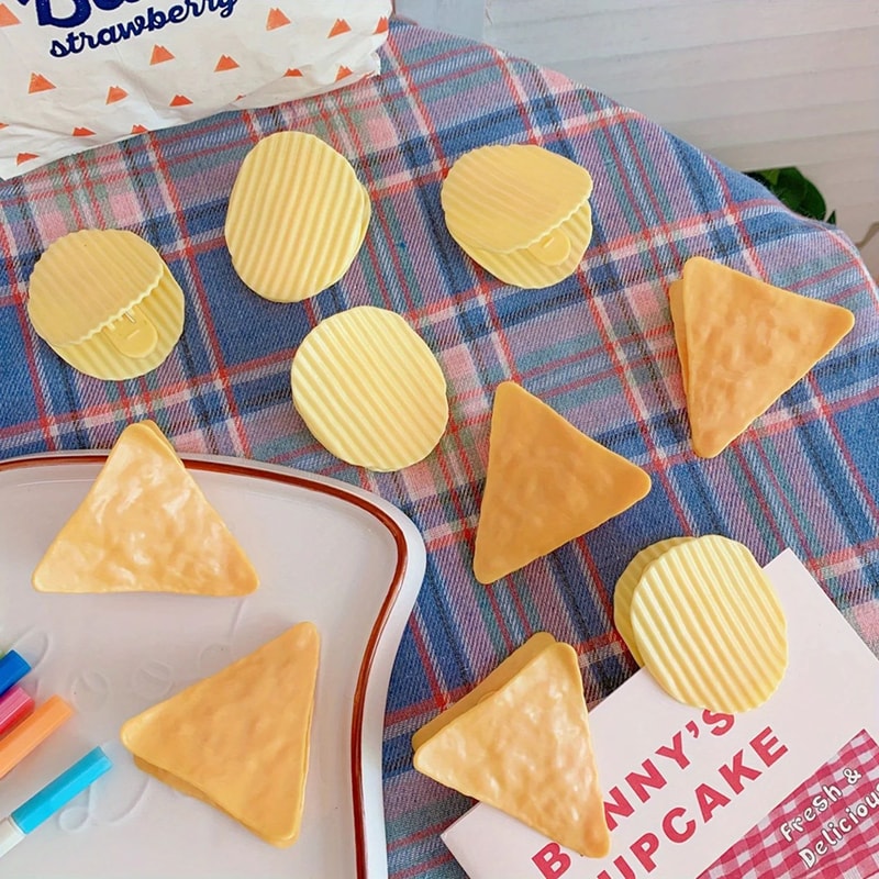 Chip Shaped Food Bag Clips Set Of 4 2