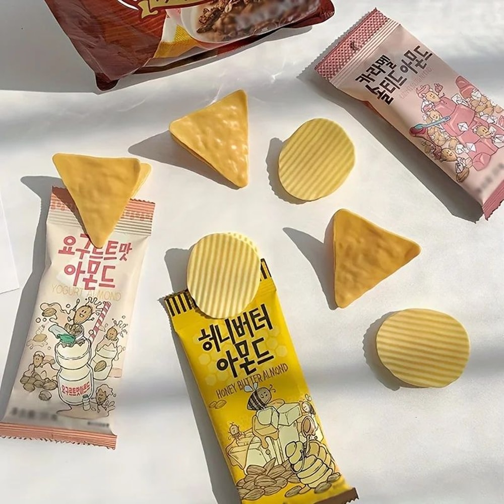 Chip Shaped Food Bag Clips Set Of 4 4