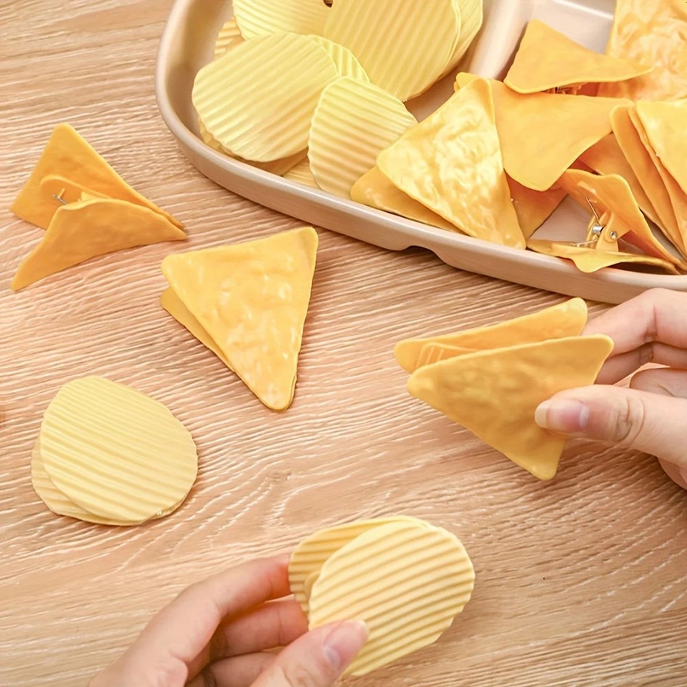 Chip Shaped Food Bag Clips Set Of 4 5