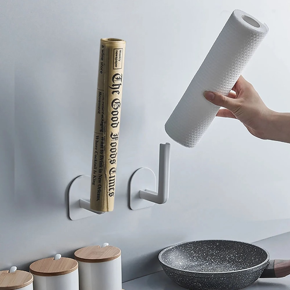 Kitchen Wall Mounted Pot Lid And Cup Holder Rack Set 1