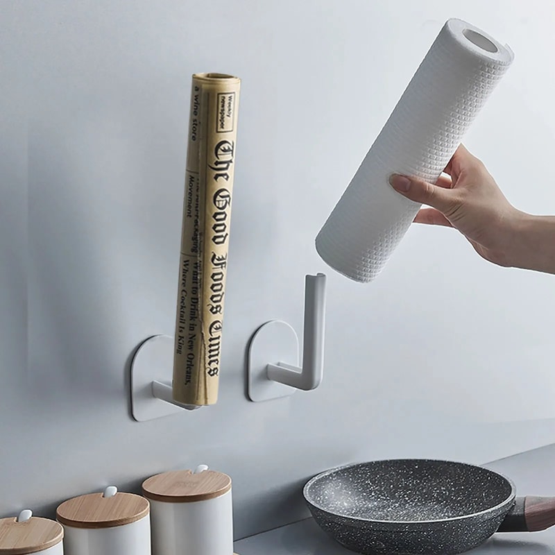 Kitchen Wall Mounted Pot Lid And Cup Holder Rack Set 1