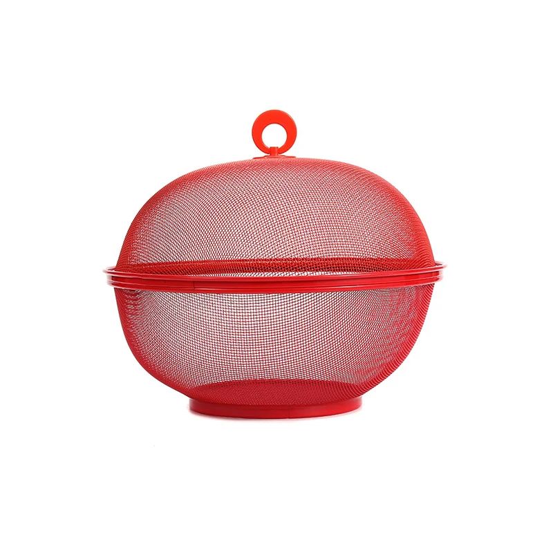 Mesh Fruit Storage Basket With Protective Lid 6