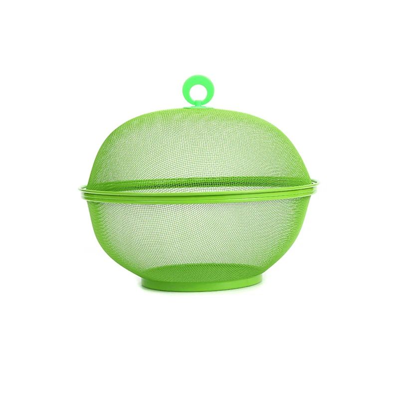 Mesh Fruit Storage Basket With Protective Lid 7