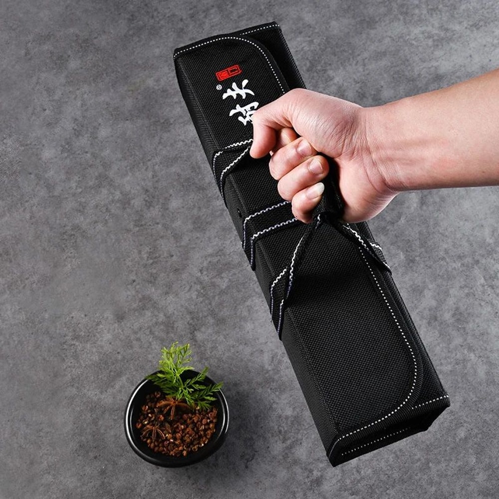 Portable Chef Knife Roll Storage Bag 2