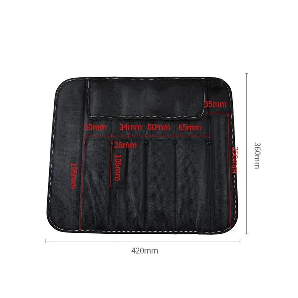 Portable Chef Knife Roll Storage Bag 5