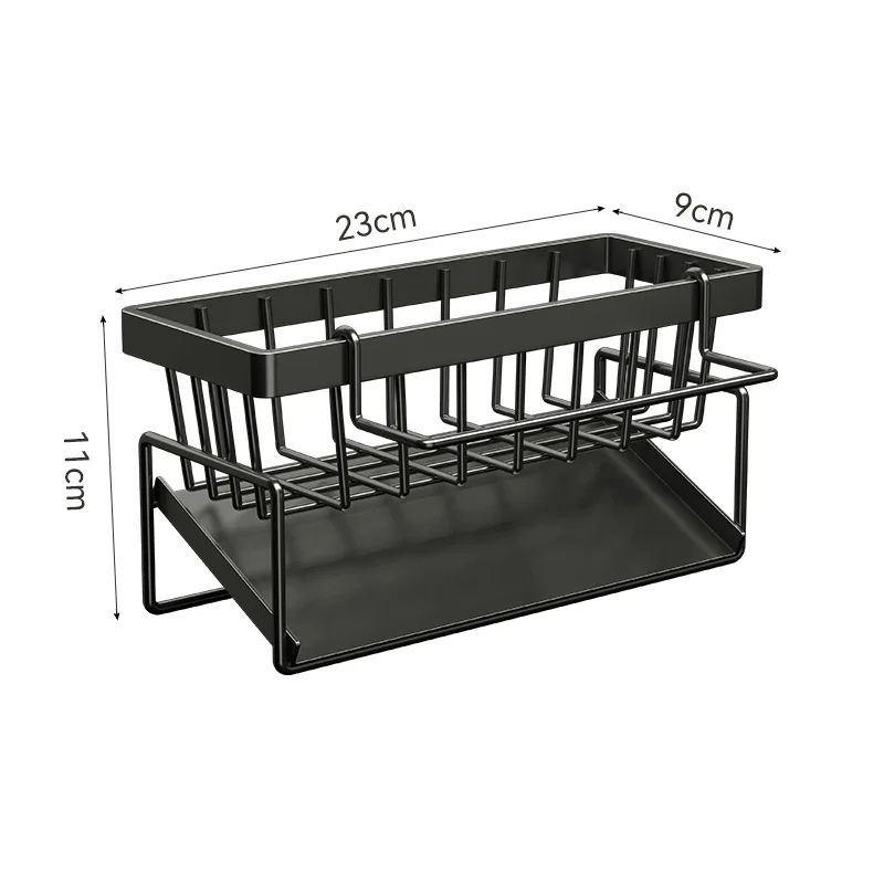 Stainless Steel Sink Sponge And Rag Organizer Rack 5