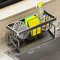 Stainless Steel Sink Sponge And Rag Organizer Rack 12