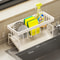 Stainless Steel Sink Sponge And Rag Organizer Rack 14
