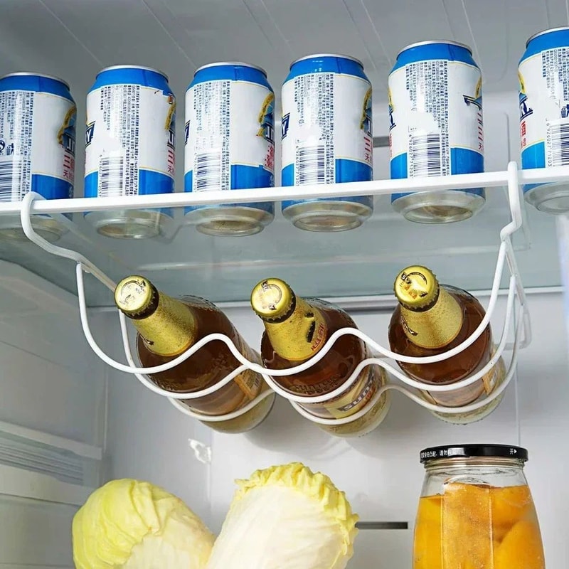 Refrigerator Bottle Organizer Rack For Beer And Wine 2
