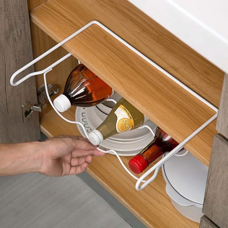 Refrigerator Bottle Organizer Rack For Beer And Wine 3